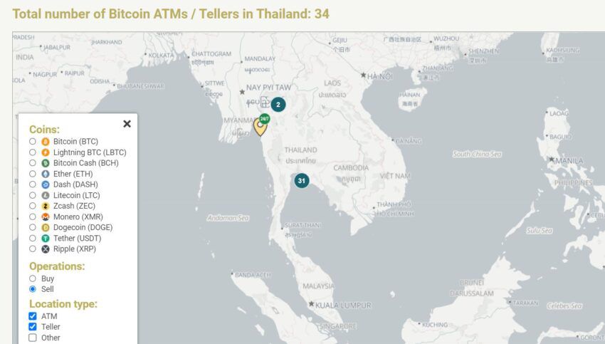 Где продать криптовалюту в Таиланде