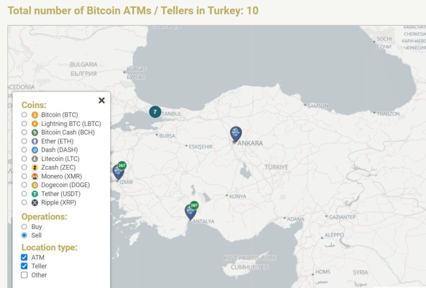 Где продать криптовалюту в Турции