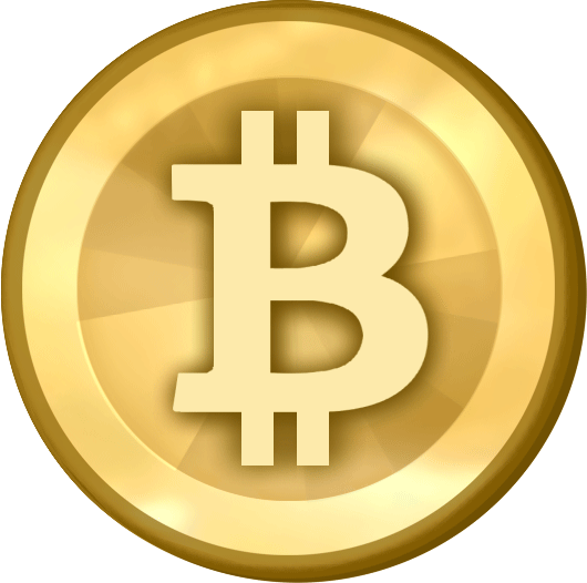 Логотип биткоина представлял собой золотую монету с вписанной буквой «B» с двумя вертикальными полосами