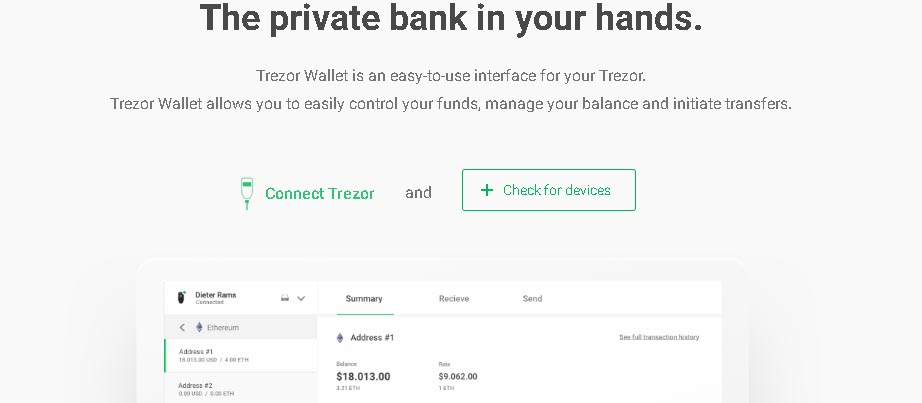 trezor wallet advanced